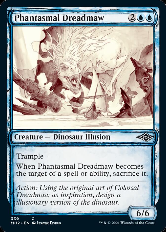Phantasmal Dreadmaw (Sketch) [Modern Horizons 2] | Exor Games Truro