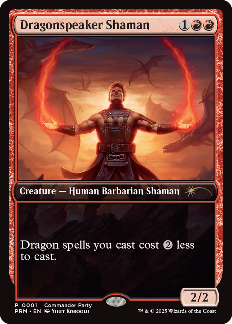Dragonspeaker Shaman [Wizards Play Network 2025] | Exor Games Truro