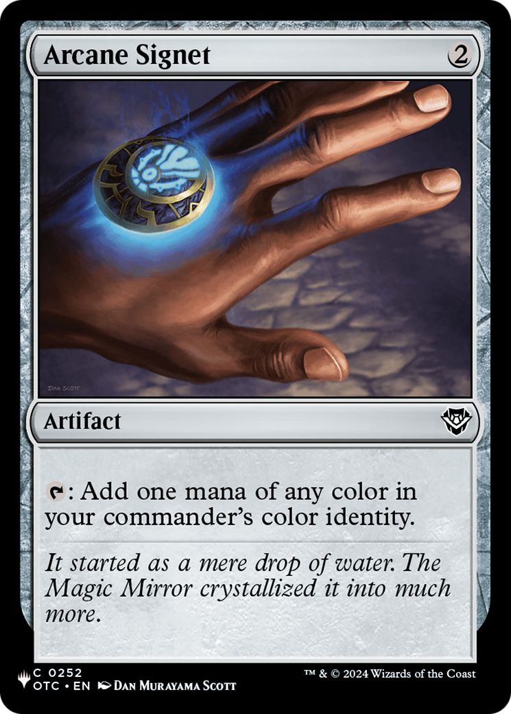 Arcane Signet (OTC) [The List] | Exor Games Truro