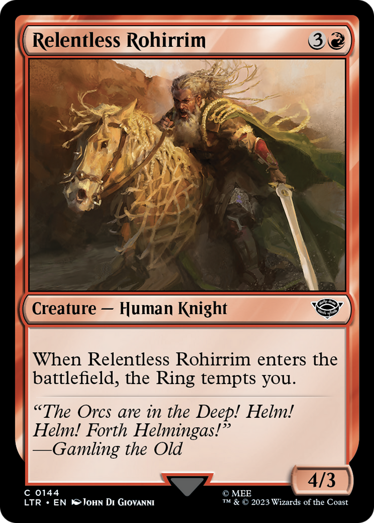 Relentless Rohirrim [The Lord of the Rings: Tales of Middle-Earth] | Exor Games Truro