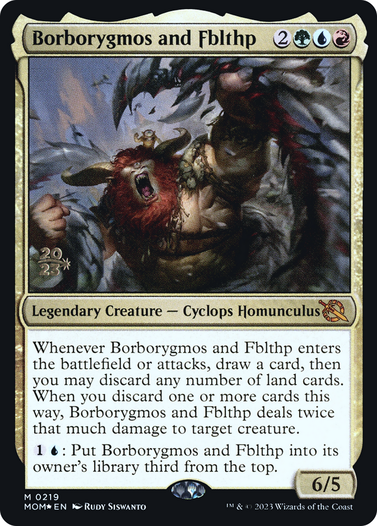 Borborygmos and Fblthp [March of the Machine Prerelease Promos] | Exor Games Truro