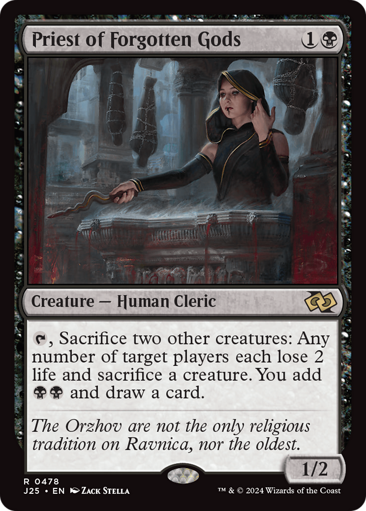 Priest of Forgotten Gods [Foundations Jumpstart] | Exor Games Truro