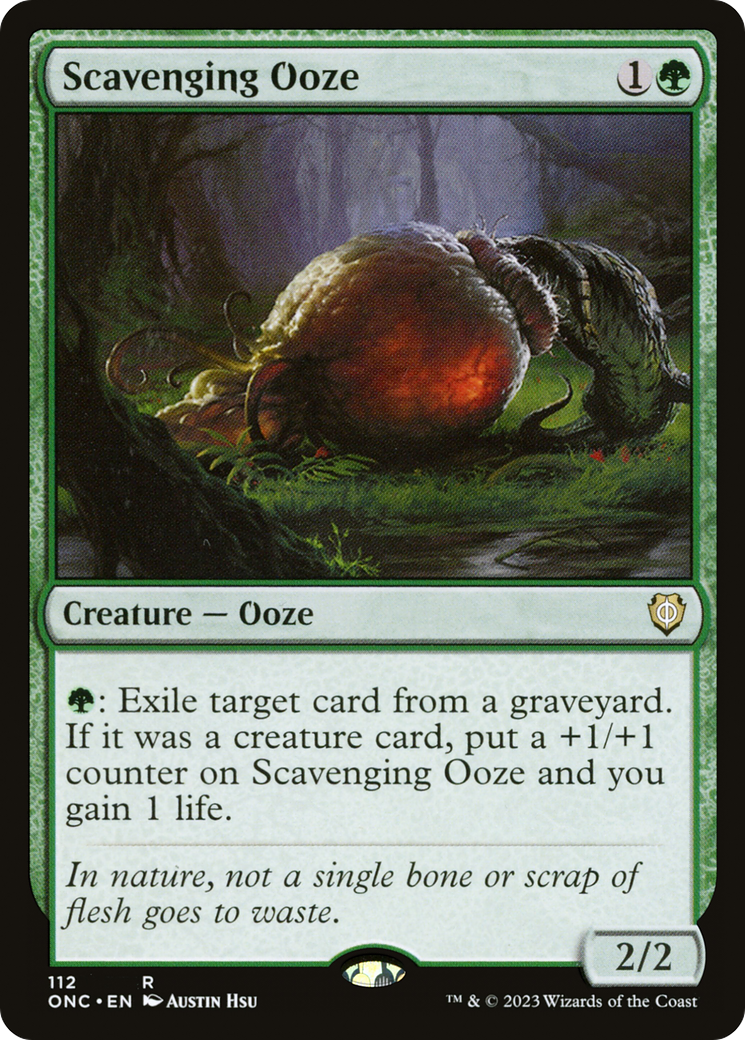 Scavenging Ooze [Phyrexia: All Will Be One Commander] | Exor Games Truro