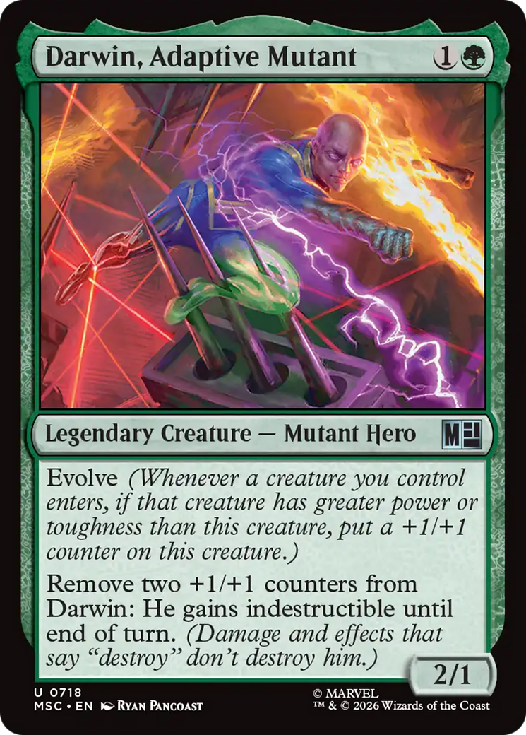 Darwin, Adaptive Mutant [Marvel Super Heroes Commander] | Exor Games Truro