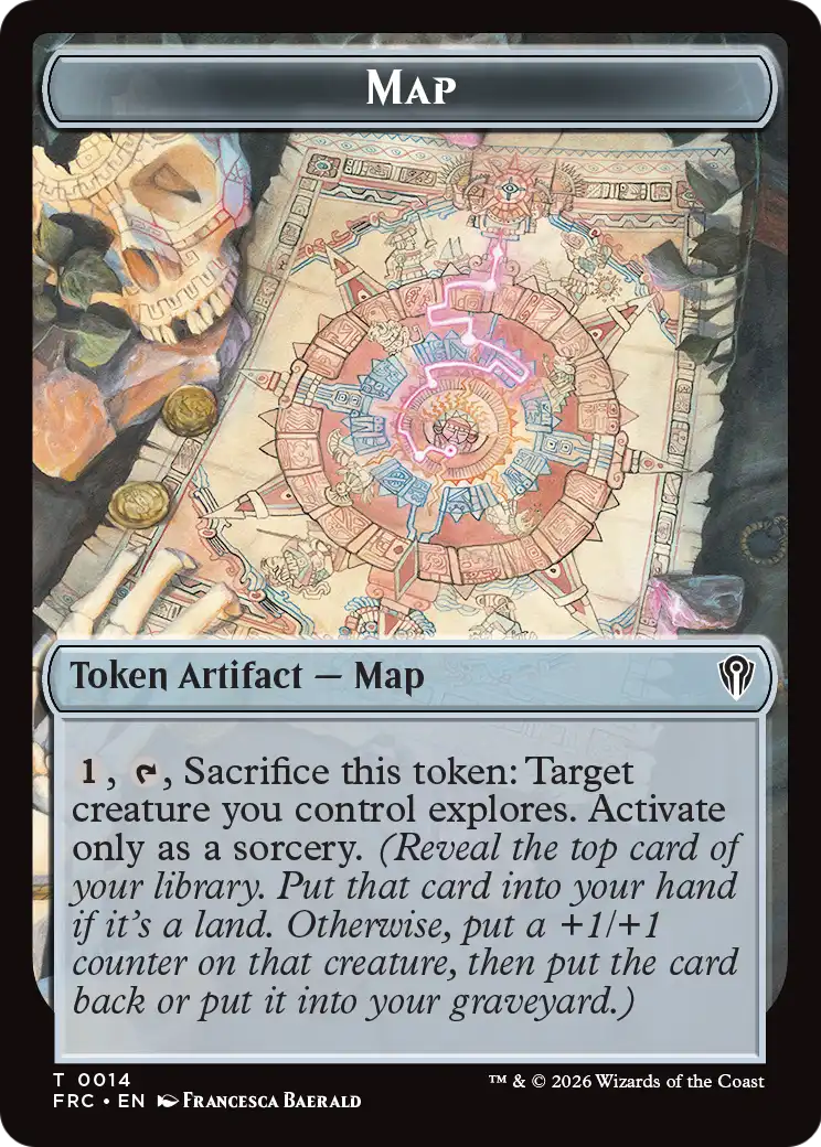 Soldier // Map Double-Sided Token [Reality Fracture Commander Tokens] | Exor Games Truro