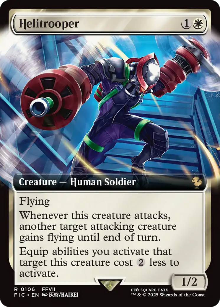 Helitrooper (Extended Art) [FINAL FANTASY Commander] | Exor Games Truro