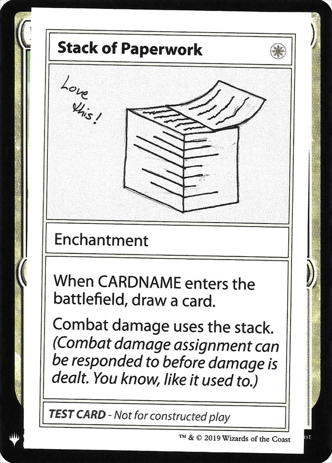 Stack of Paperwork [Mystery Booster Playtest Cards] | Exor Games Truro