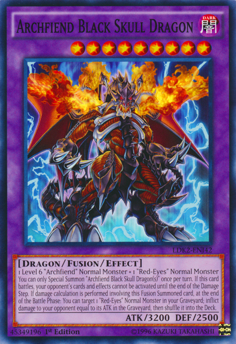 Archfiend Black Skull Dragon [LDK2-ENJ42] Common | Exor Games Truro