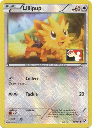 Lillipup (81/114) (League Promo) [Black & White: Base Set] | Exor Games Truro