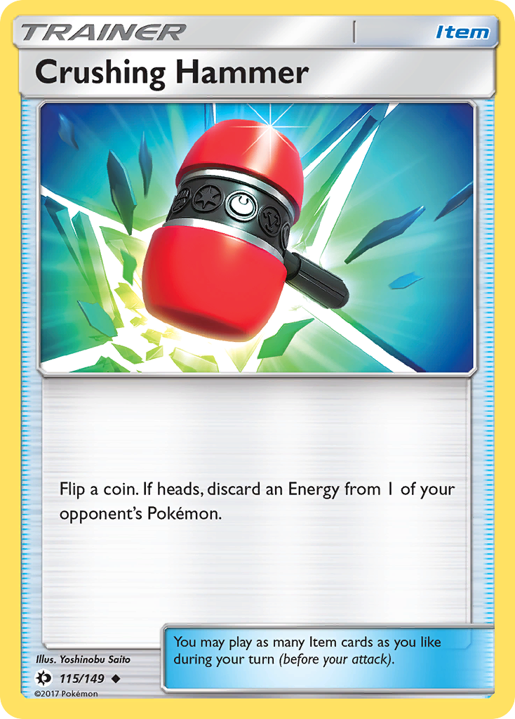 Crushing Hammer (115/149) [Sun & Moon: Base Set] | Exor Games Truro