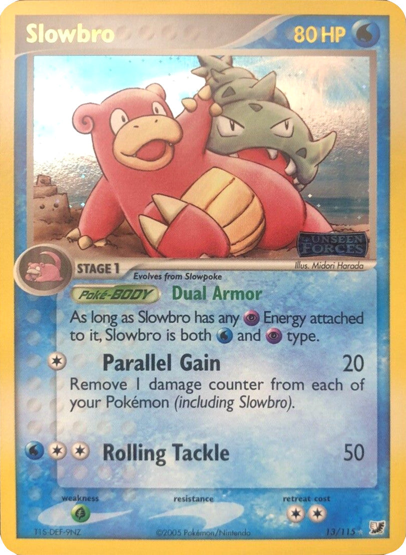 Slowbro (13/115) (Stamped) [EX: Unseen Forces] | Exor Games Truro