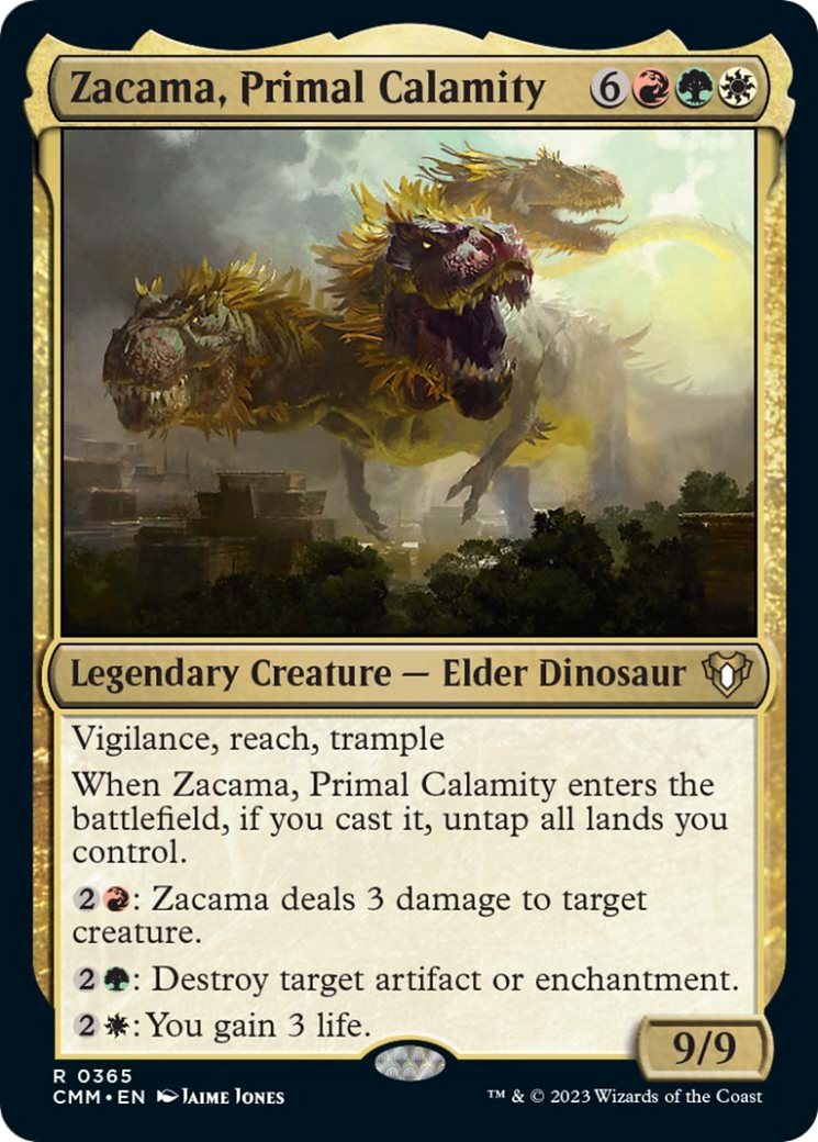 Zacama, Primal Calamity [Commander Masters] | Exor Games Truro