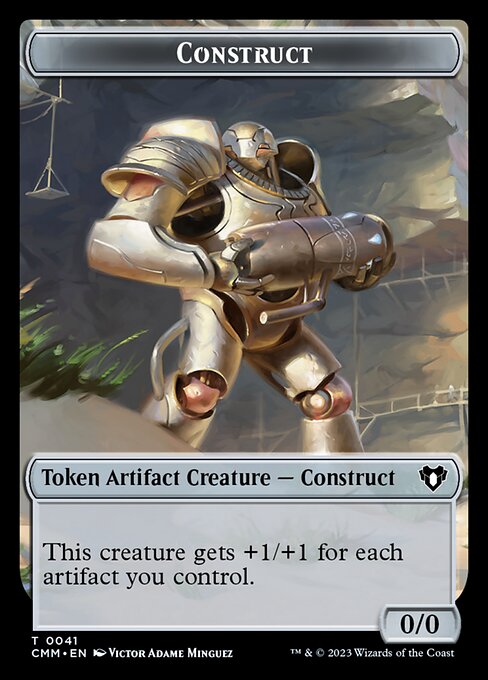 Servo // Construct (0041) Double-Sided Token [Commander Masters Tokens] | Exor Games Truro