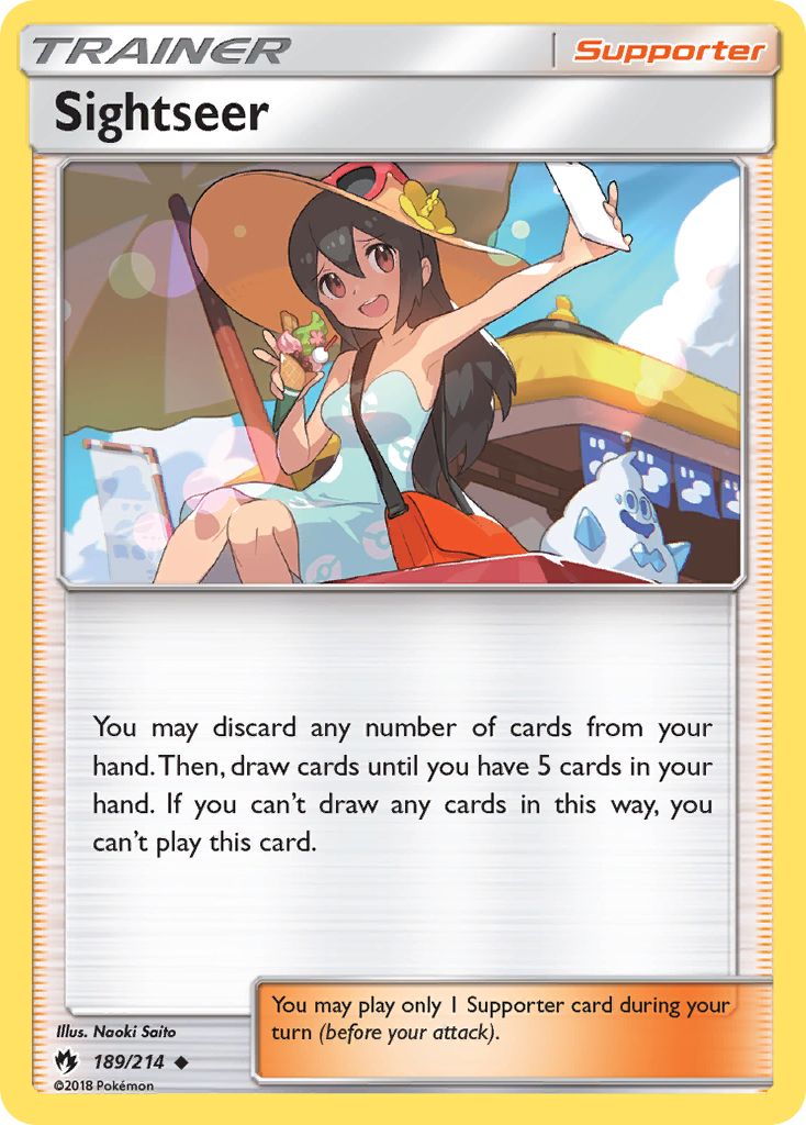 Sightseer (189/214) [Sun & Moon: Lost Thunder] | Exor Games Truro