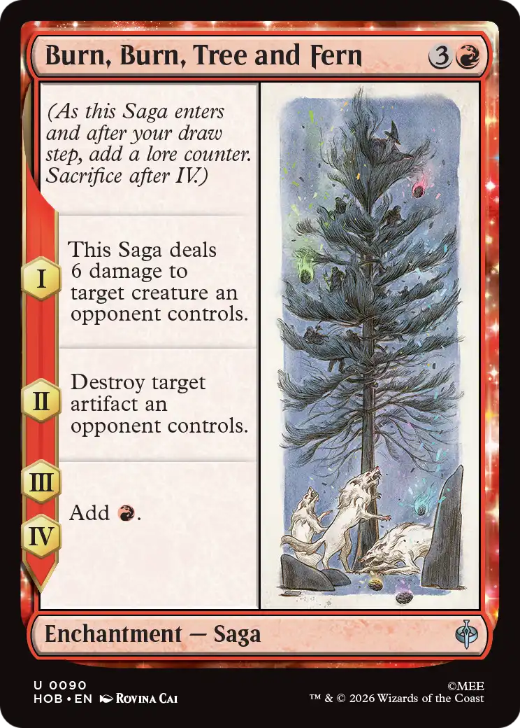 Burn, Burn, Tree and Fern [The Hobbit] | Exor Games Truro