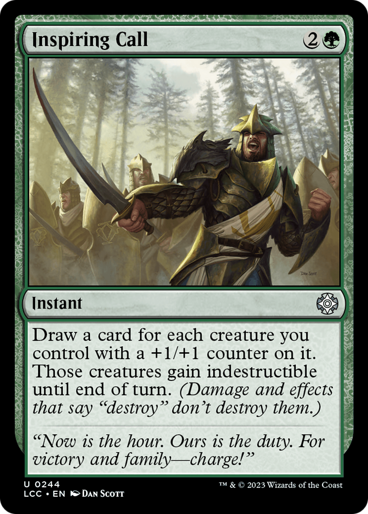 Inspiring Call [The Lost Caverns of Ixalan Commander] | Exor Games Truro
