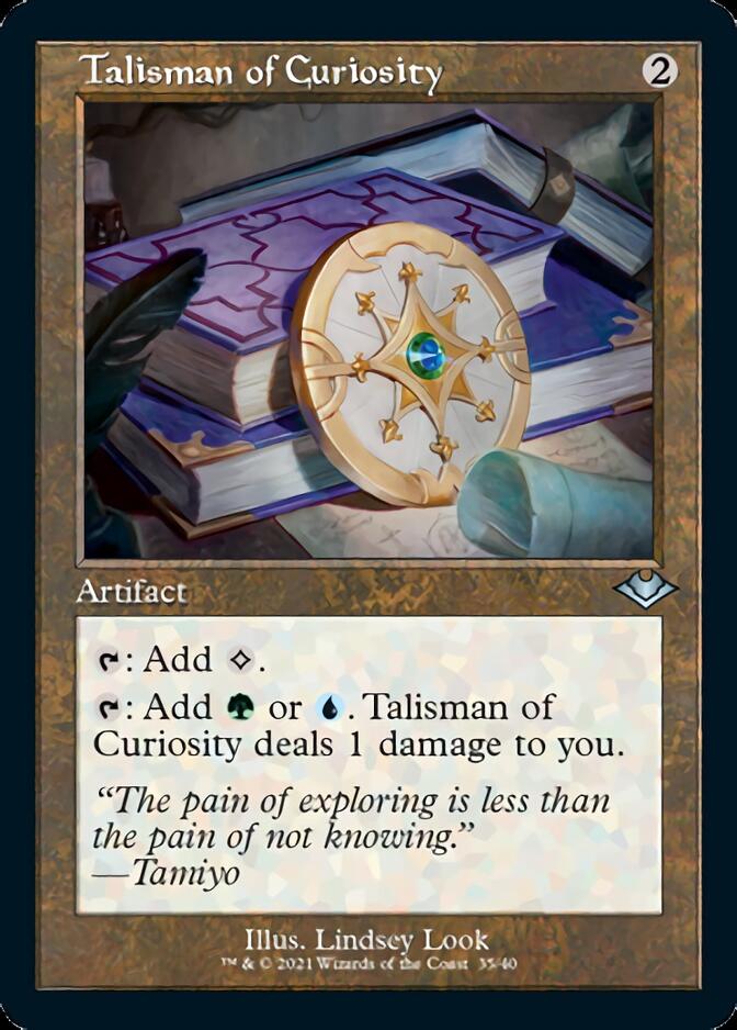 Talisman of Curiosity (Retro Foil Etched) [Modern Horizons] | Exor Games Truro