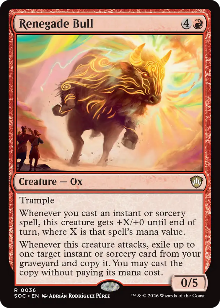 Renegade Bull [Secrets of Strixhaven Commander] | Exor Games Truro