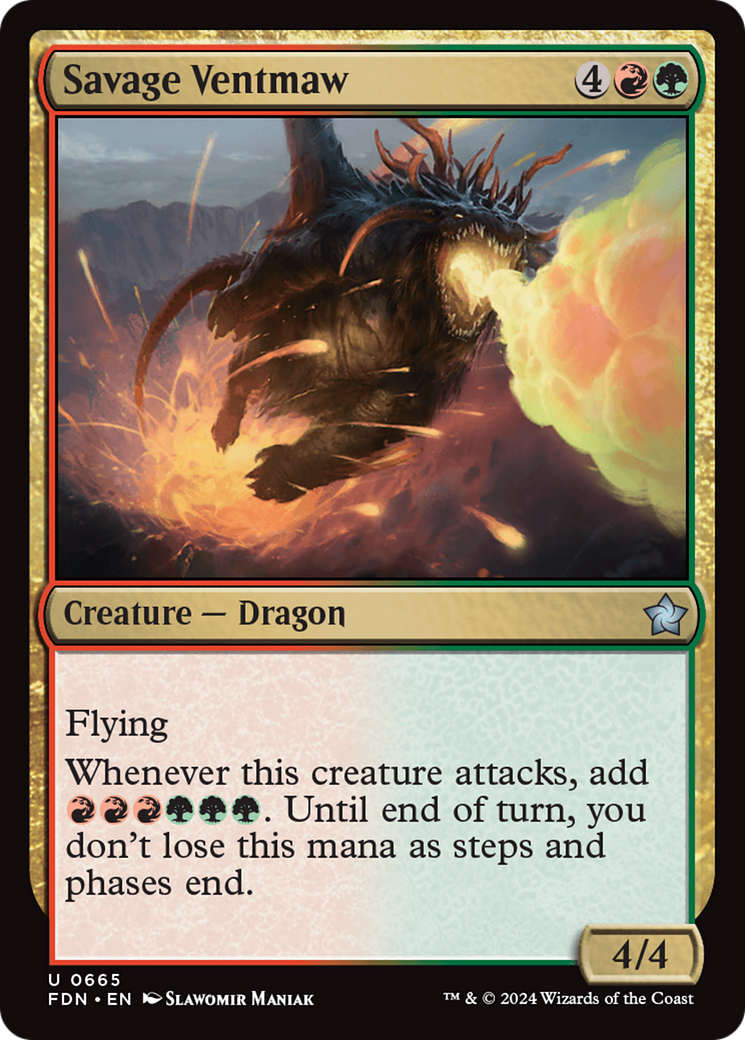 Savage Ventmaw [Foundations] | Exor Games Truro