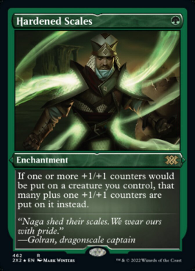 Hardened Scales (Foil Etched) [Double Masters 2022] | Exor Games Truro