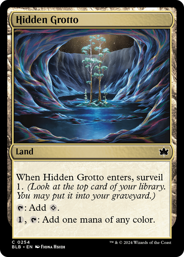 Hidden Grotto [Bloomburrow] | Exor Games Truro