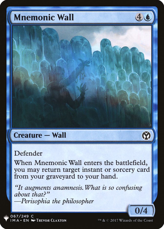 Mnemonic Wall [Mystery Booster] | Exor Games Truro