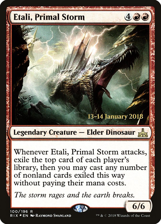 Etali, Primal Storm [Rivals of Ixalan Prerelease Promos] | Exor Games Truro