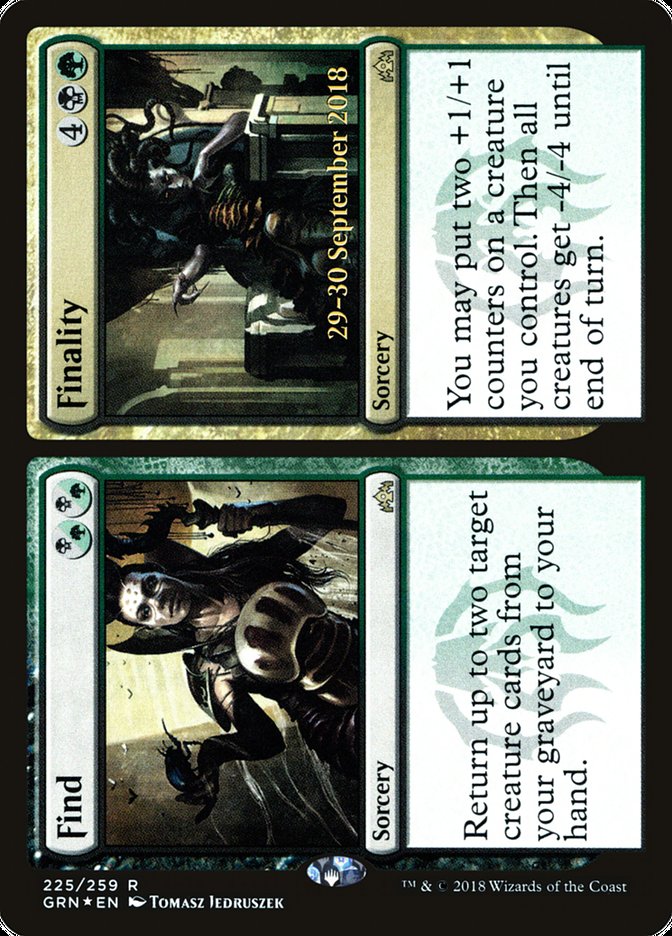 Find // Finality [Guilds of Ravnica Prerelease Promos] | Exor Games Truro