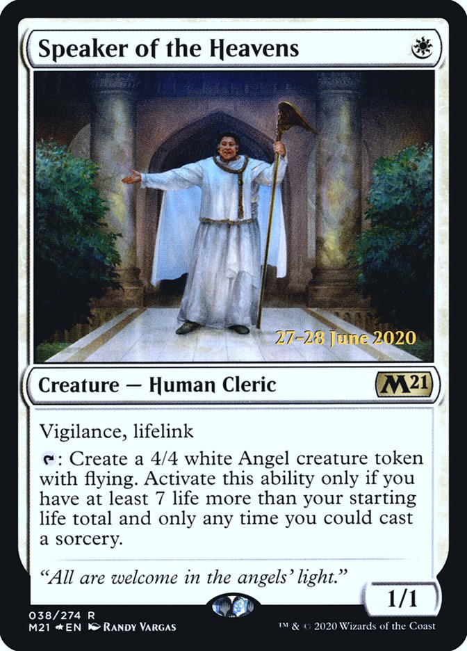 Speaker of the Heavens [Core Set 2021 Prerelease Promos] | Exor Games Truro