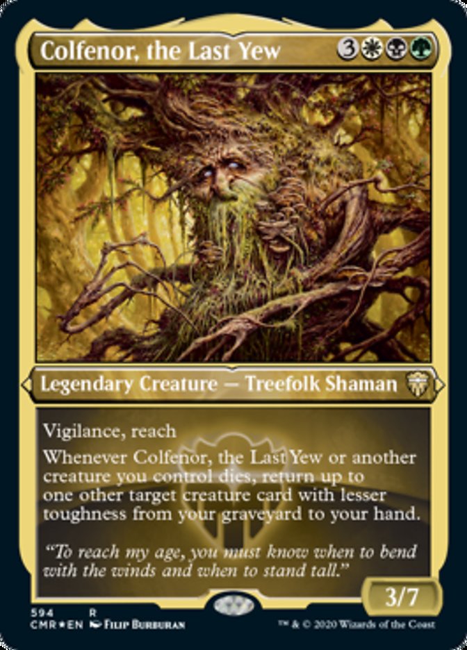 Colfenor, the Last Yew (Etched) [Commander Legends] | Exor Games Truro