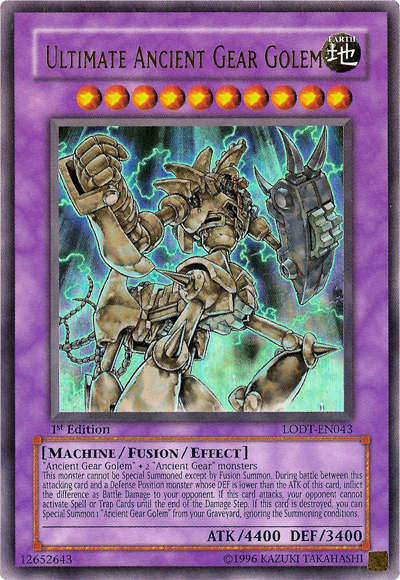 Ultimate Ancient Gear Golem [LODT-EN043] Ultra Rare | Exor Games Truro