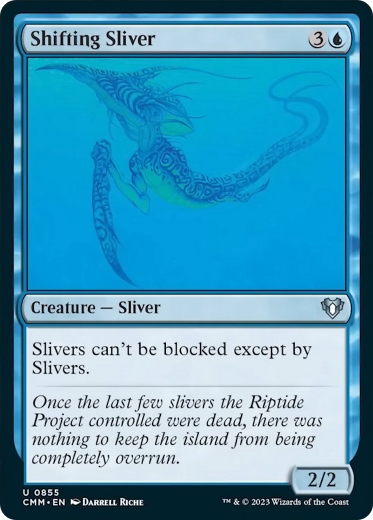 Shifting Sliver [Commander Masters] | Exor Games Truro