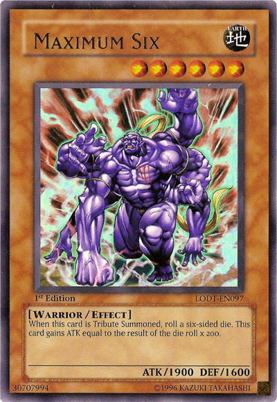 Maximum Six [LODT-EN097] Ultra Rare | Exor Games Truro