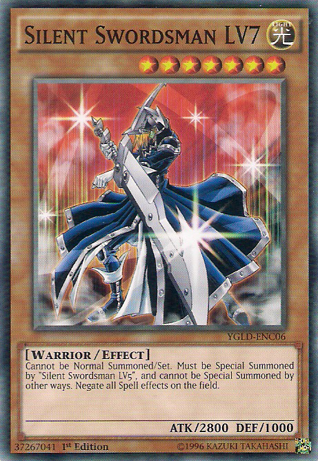 Silent Swordsman LV7 [YGLD-ENC06] Common | Exor Games Truro