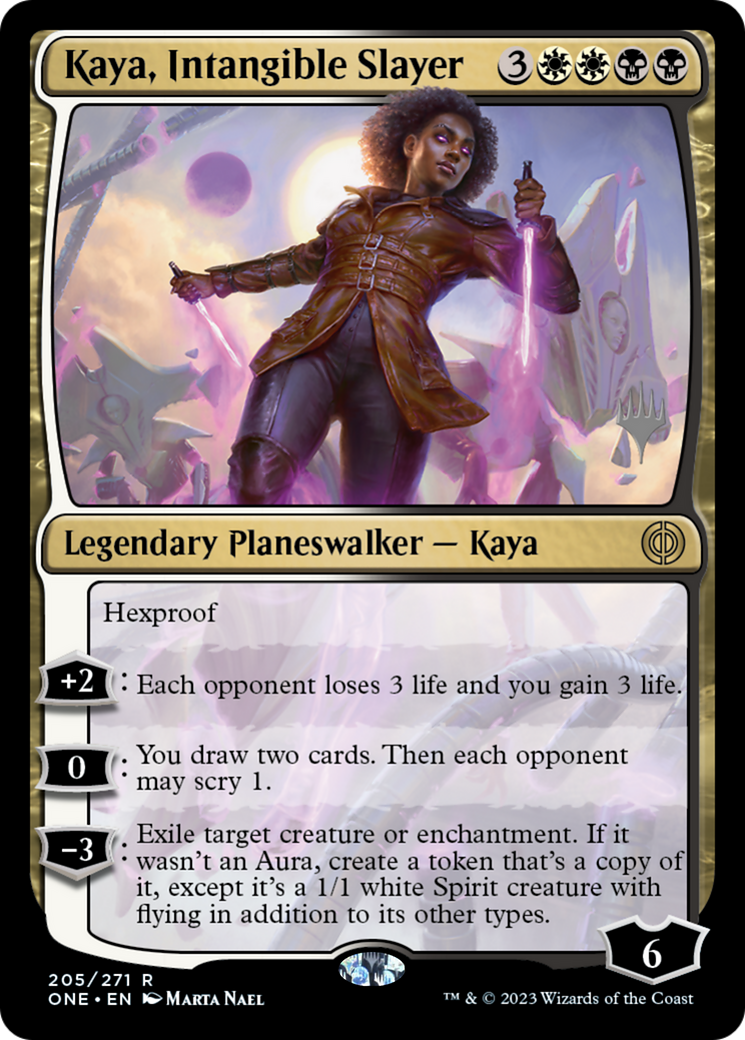 Kaya, Intangible Slayer (Promo Pack) [Phyrexia: All Will Be One Promos] | Exor Games Truro