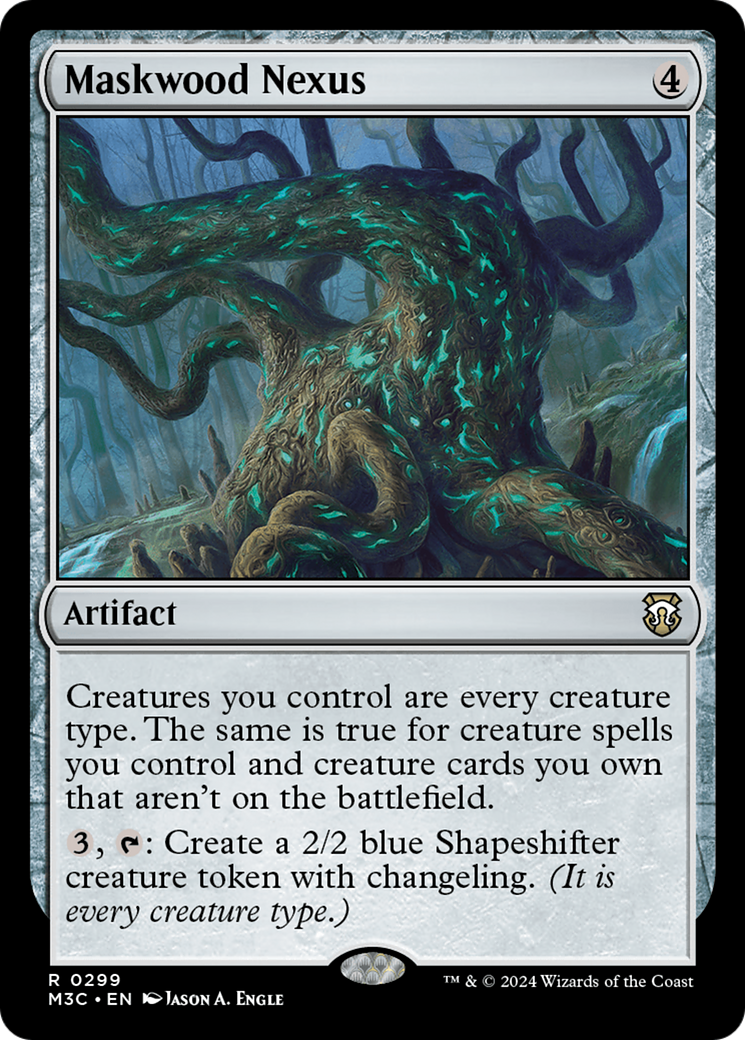 Maskwood Nexus (Ripple Foil) [Modern Horizons 3 Commander] | Exor Games Truro