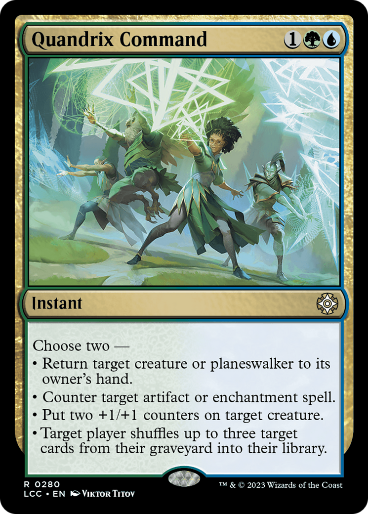 Quandrix Command [The Lost Caverns of Ixalan Commander] | Exor Games Truro