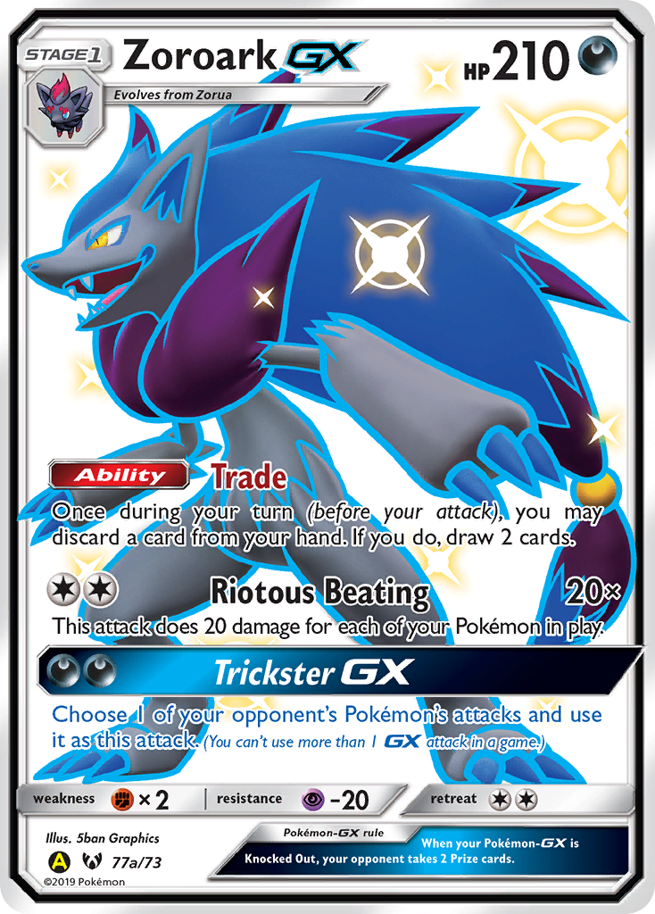 Zoroark GX (77a/73) [Alternate Art Promos] | Exor Games Truro