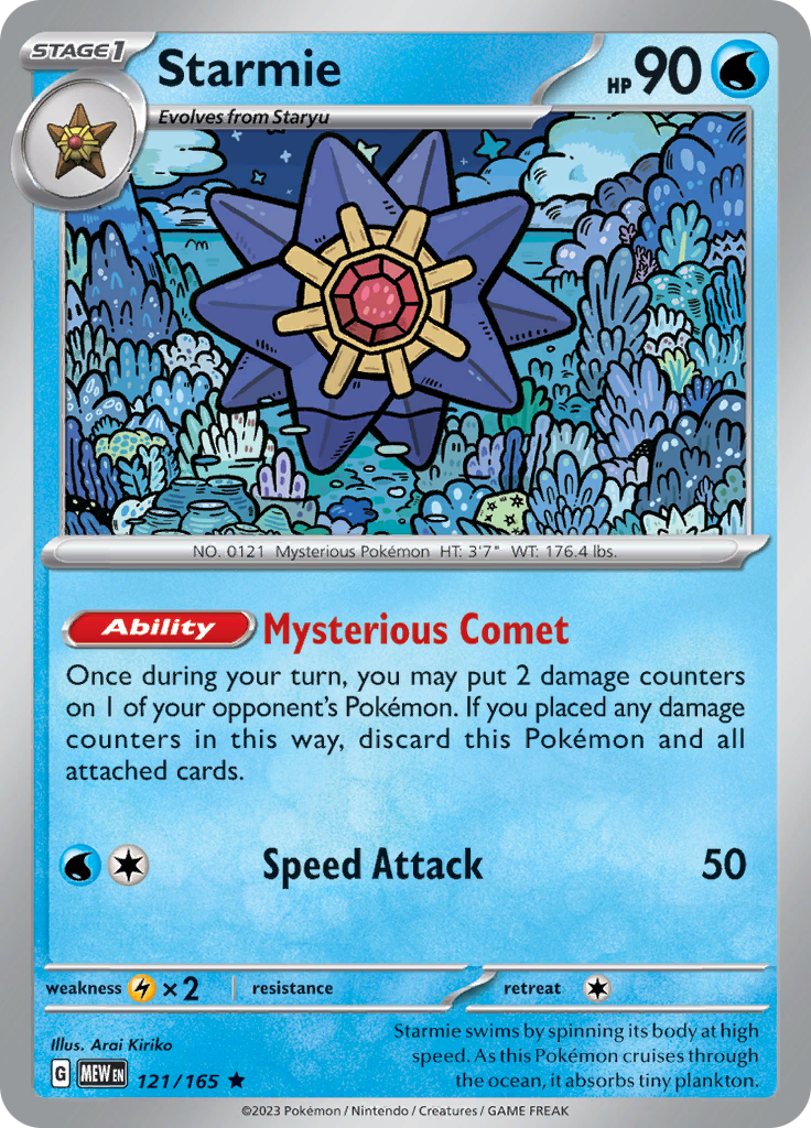 Starmie (121/165) [Scarlet & Violet 151] | Exor Games Truro