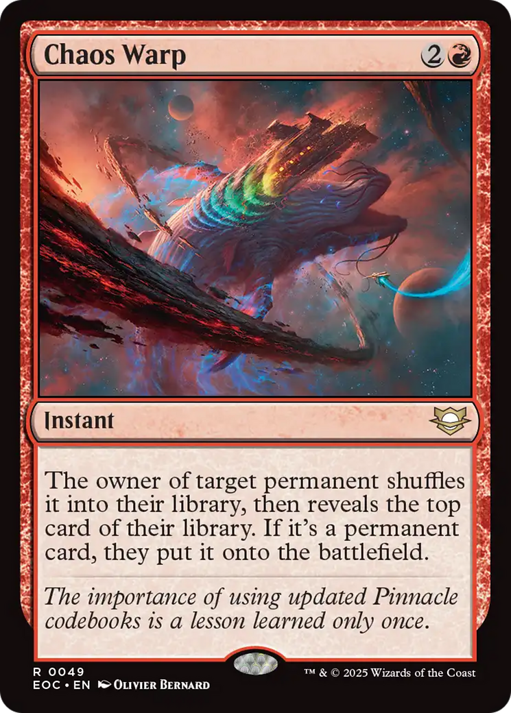 Chaos Warp [Edge of Eternities Commander] | Exor Games Truro