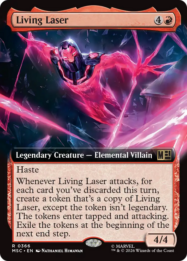 Living Laser (Extended Art) [Marvel Super Heroes Commander] | Exor Games Truro