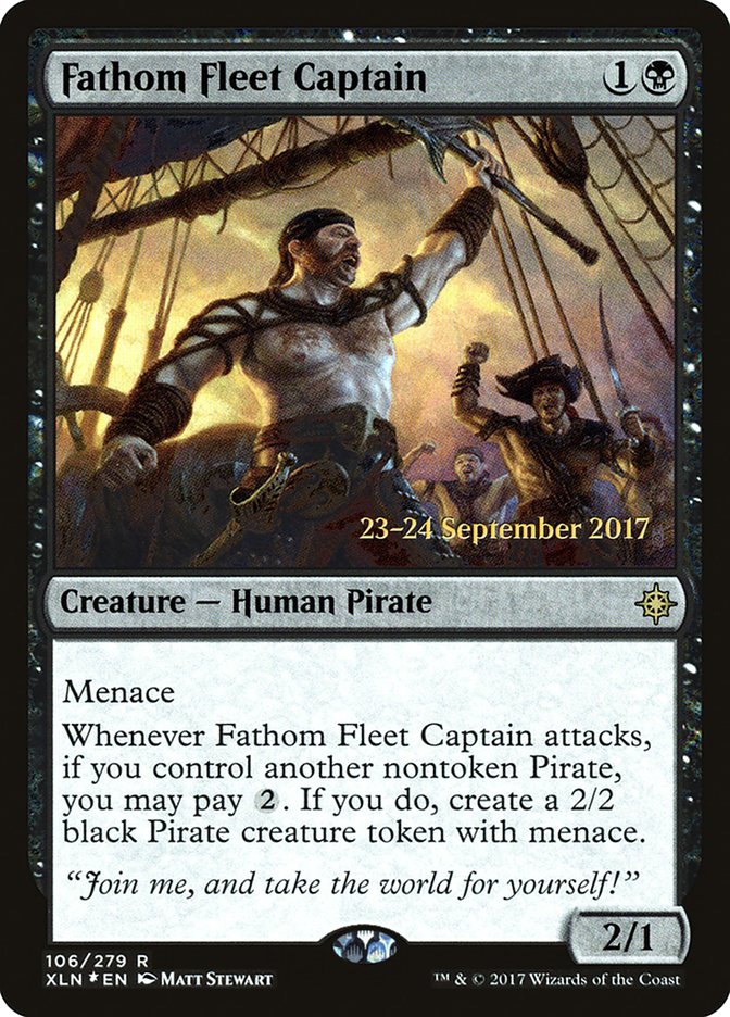 Fathom Fleet Captain [Ixalan Prerelease Promos] | Exor Games Truro