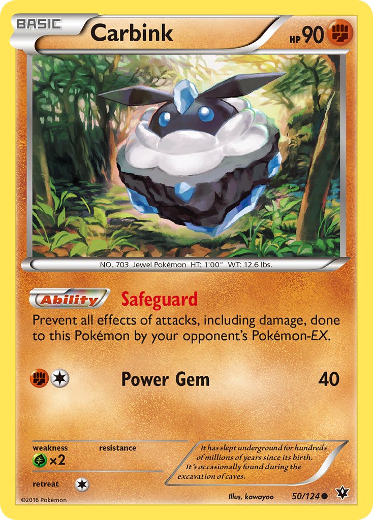 Carbink (50/124) [XY: Fates Collide] | Exor Games Truro