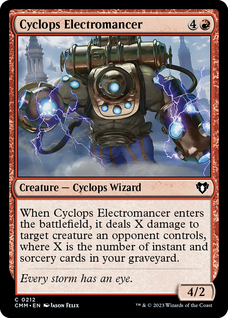 Cyclops Electromancer [Commander Masters] | Exor Games Truro