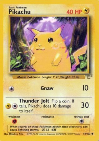 Pikachu (58/102) (E3 Stamped Promo) [Miscellaneous Cards] | Exor Games Truro