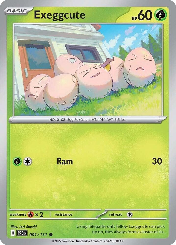Exeggcute (001/131) [Scarlet & Violet: Prismatic Evolutions] | Exor Games Truro