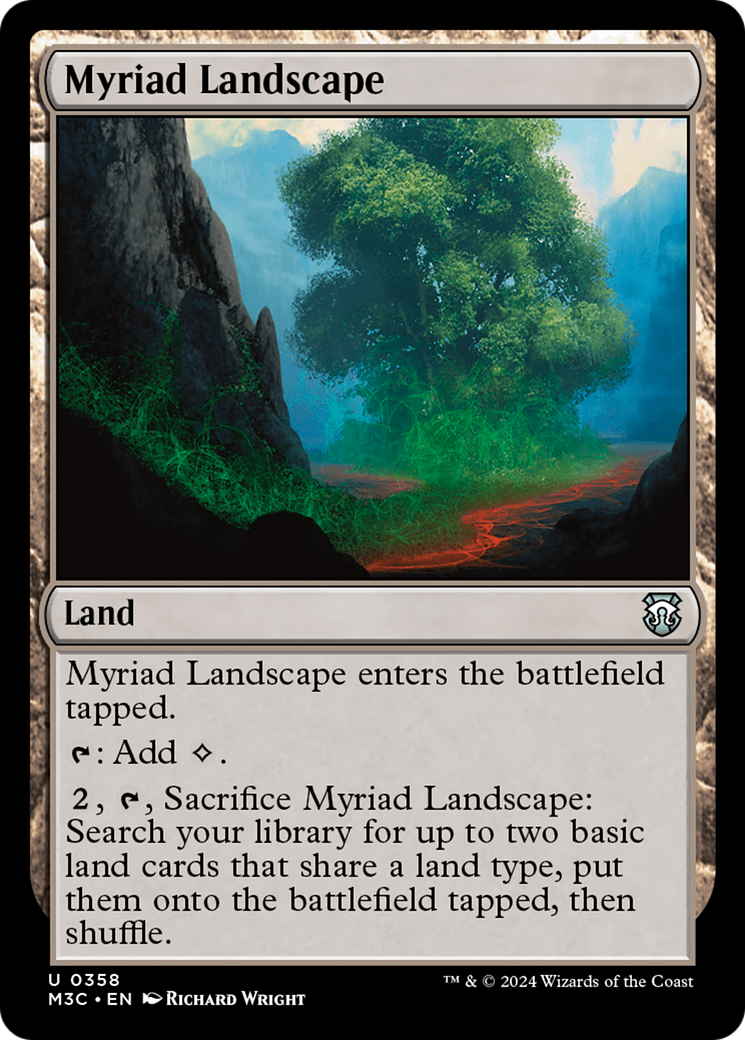 Myriad Landscape (Ripple Foil) [Modern Horizons 3 Commander] | Exor Games Truro