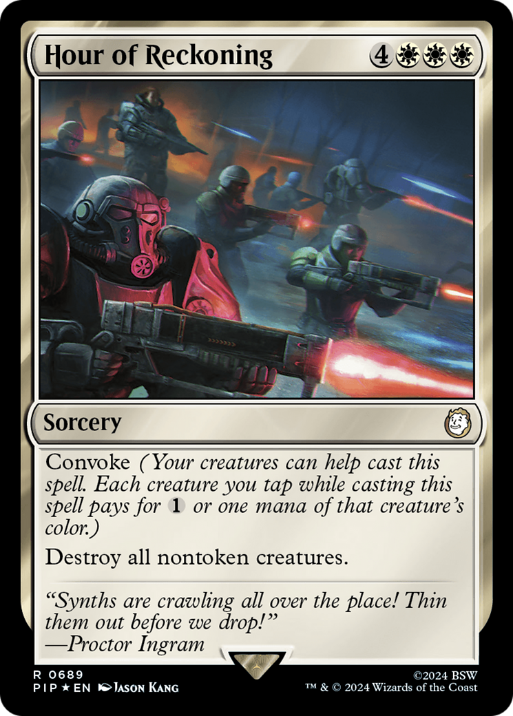 Hour of Reckoning (Surge Foil) [Fallout] | Exor Games Truro