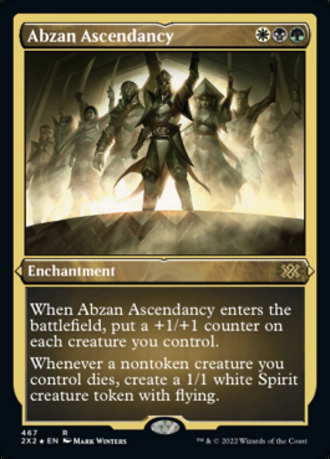 Abzan Ascendancy (Foil Etched) [Double Masters 2022] | Exor Games Truro