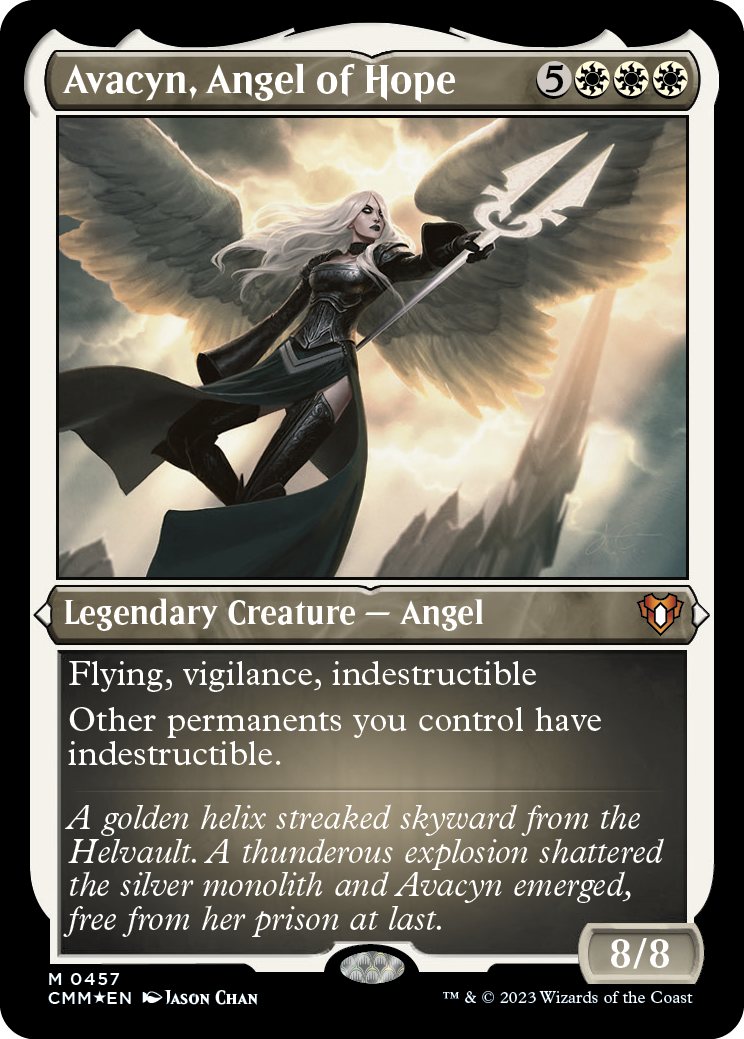 Avacyn, Angel of Hope (Foil Etched) [Commander Masters] | Exor Games Truro